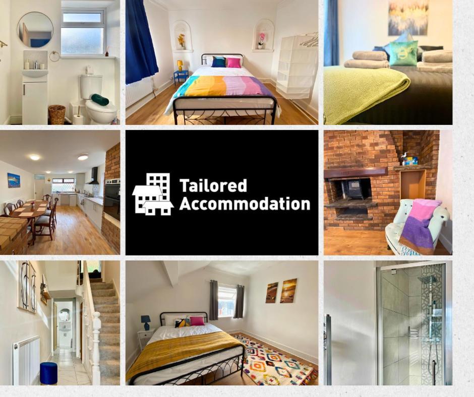 4-Bedroom Home - Perfect For Those Working In Bridgend - By Tailored Accommodation Bridgend (Wales) Exterior foto